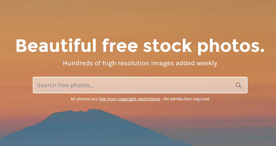 Stocksnap.io, des belles photos libres de droits