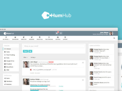 HumHub, un réseau social open-source