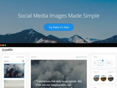 Pablo 2.0, créer des images pour vos réseaux sociaux