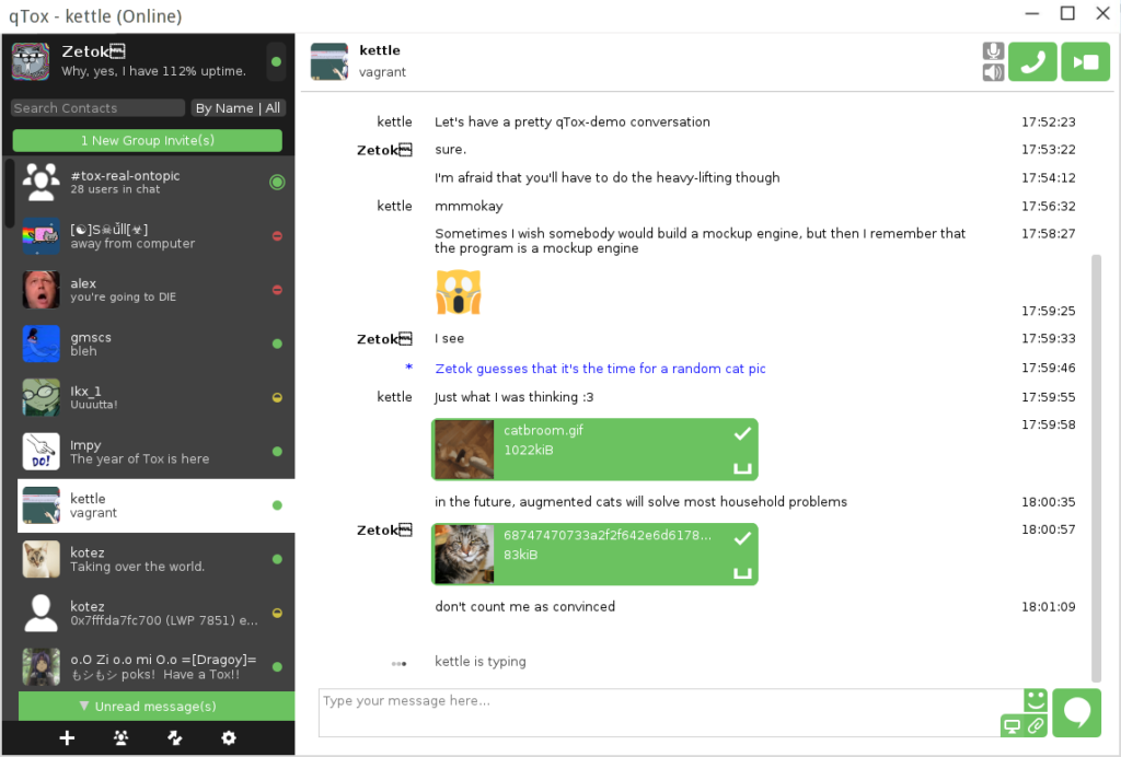 messagerie P2P