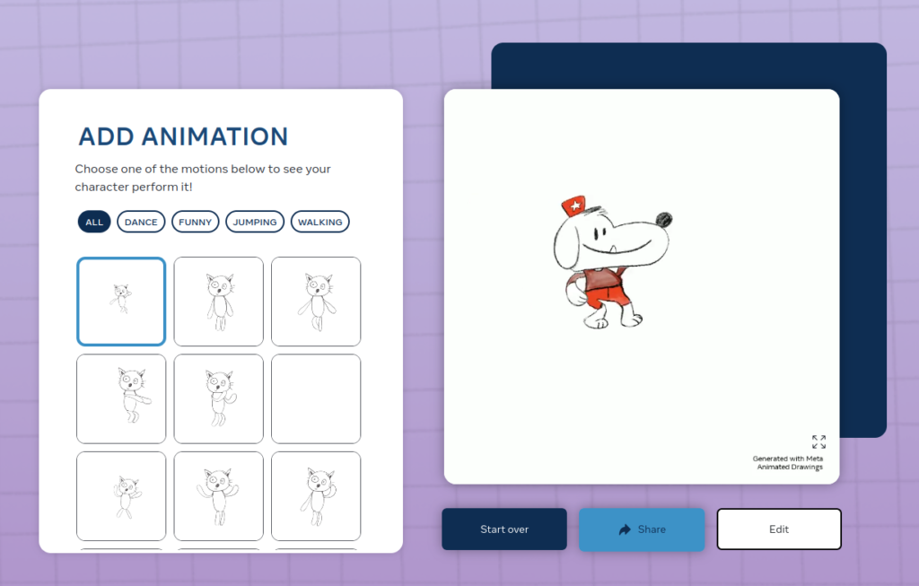 Interface de Metademo Lab