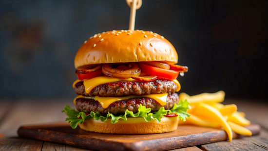 Un burger appétissant